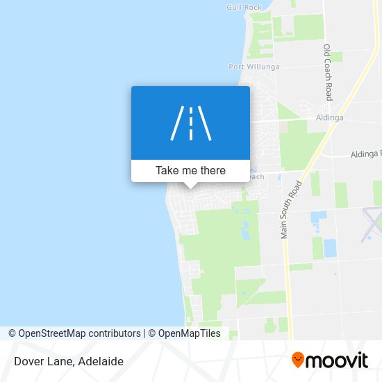 How to get to Dover Lane in Aldinga Beach by Bus or Train?