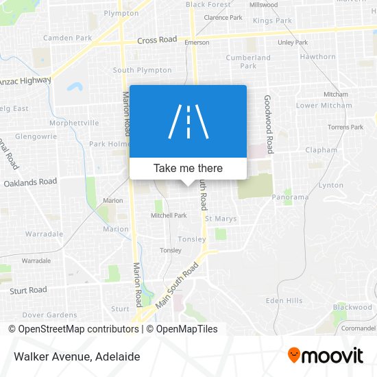 How to get to Walker Avenue in Clovelly Park by Bus, Train or Light rail?
