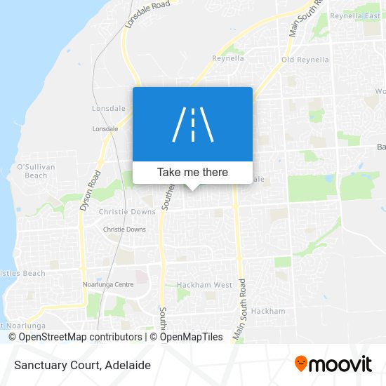How to get to Sanctuary Court in Morphett Vale by Bus or Train?