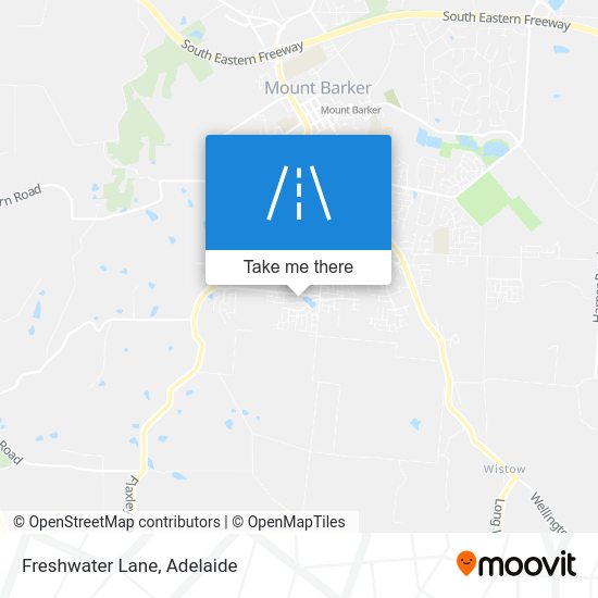 How to get to Freshwater Lane in Mount Barker by Bus or Train?