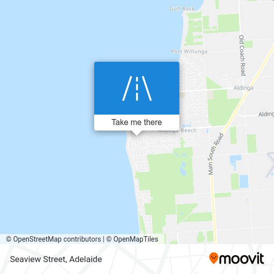 How to get to Seaview Street, Aldinga Beach by bus or train?