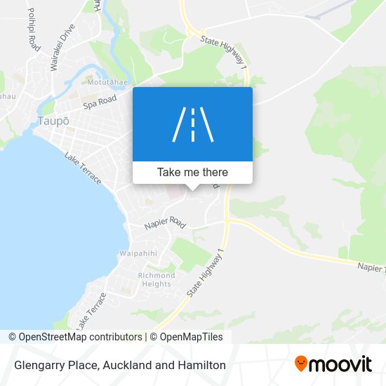 How to get to Glengarry Place, Auckland and Hamilton by