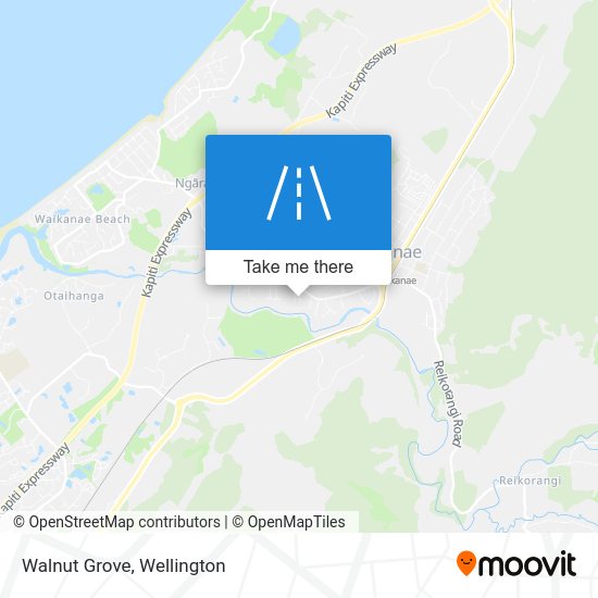 How to get to Walnut Grove, Waikanae West by Bus or Train?