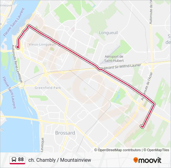 Ligne 200 Longueuil St Hyacinthe, Belœil À Longueuil Par Ligne 200 Bus, Taxi, Voiture