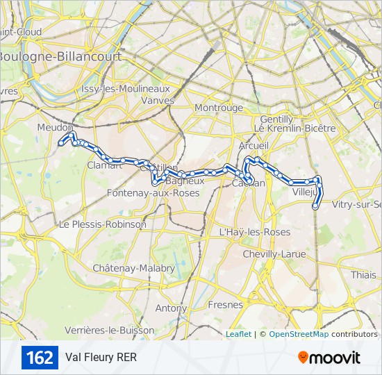 Pain Points 162 Itinéraire Horaires, Arrêts & Plan Val Fleury RER