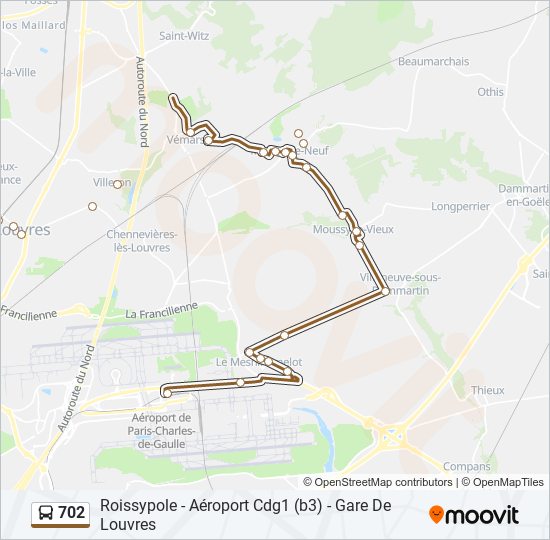 Pourquoi Choisir Le Plan Bus Roissypole? 702 Itinéraire Horaires, Arrêts & Plan Roissypole Aéroport Cdg1