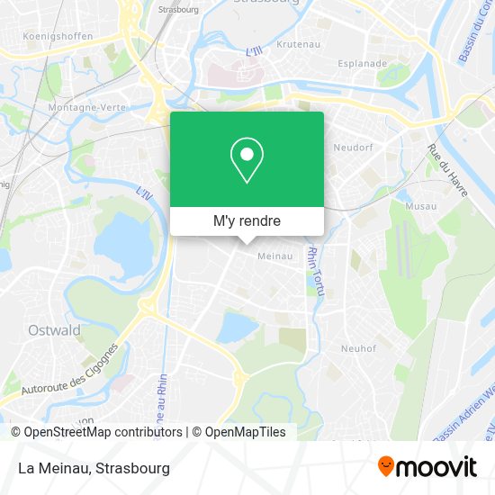 Pain Points Comment aller à La Meinau à Strasbourg en Bus ou Tram