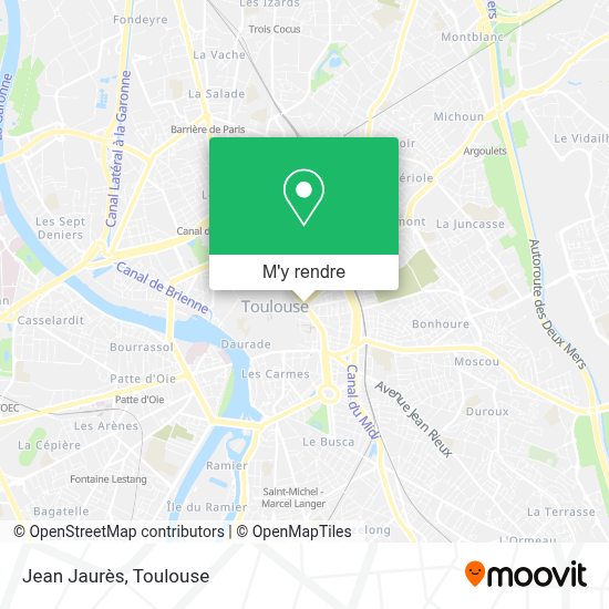 Plan Toulouse Jean Jaures Comment aller à Jean Jaurès à Toulouse en Bus, Métro ou Tram ? Moovit
