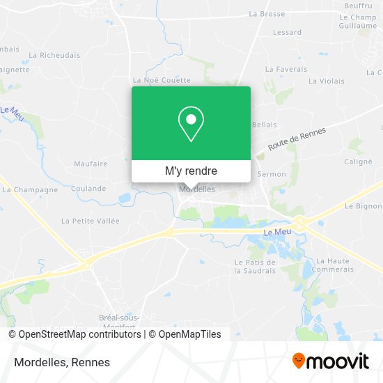 Comment aller à Mordelles en Bus ? Moovit