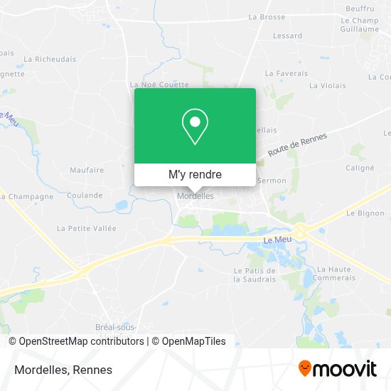 Comment aller à Mordelles en Bus