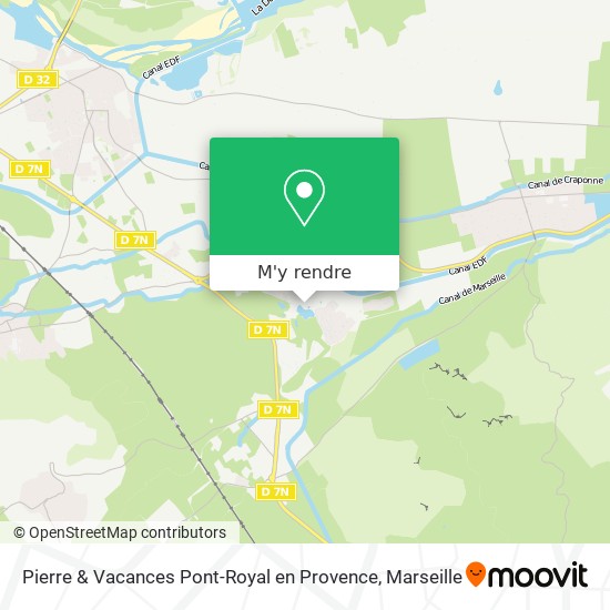 Comment aller à Pierre & Vacances PontRoyal en Provence à Mallemort en