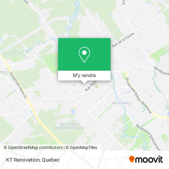 Comment aller à KT Renovation à Loretteville en bus