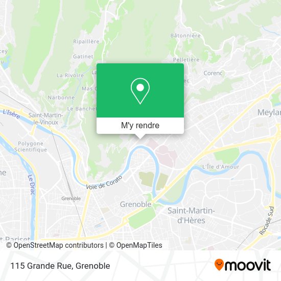 Comment aller à 115 Grande Rue à La Tronche en Bus ou Tram ? Moovit
