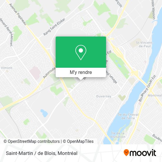 Comment aller à SaintMartin / de Blois à Laval en bus ou métro