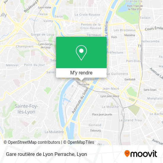 Pain Points Comment aller à Gare routière de Lyon Perrache à Lyon, 2e