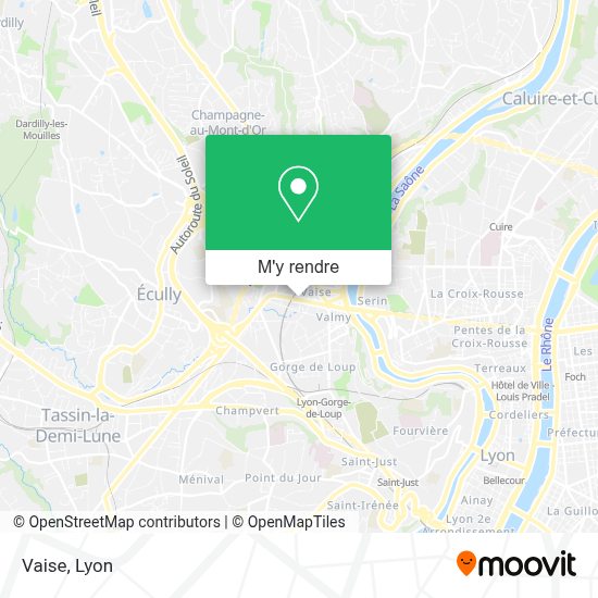 Pain Points De La Carte Lyon Vaise Comment aller à Vaise à Lyon, 9e Arrondissement en Bus, Métro ou Tram