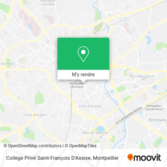 Comment aller à Collège Privé SaintFrançois D'Assise à Montpellier
