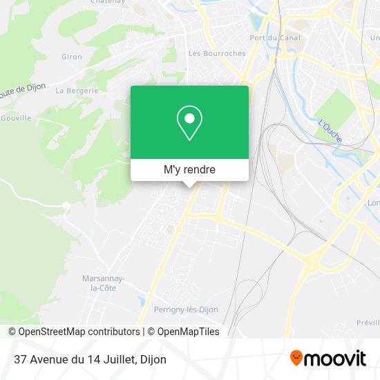 Comment aller à 37 Avenue du 14 Juillet à Chenôve en Bus ou Tram ? Moovit