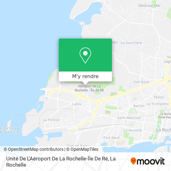 Comment aller à Unité De L'Aéroport De La RochelleÎle De Ré en Bus