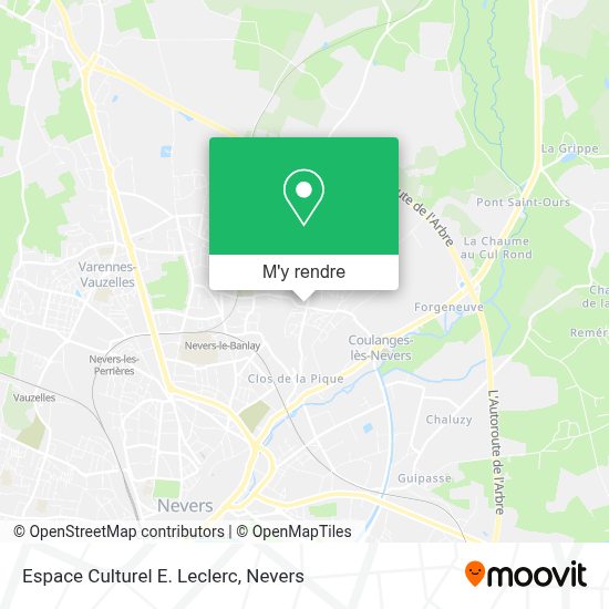 Pain Points De La Carte Leclerc Espace Culturel Comment aller à Espace Culturel E. Leclerc à CoulangesLèsNevers en