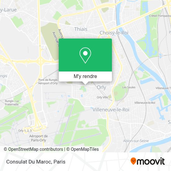 Pain Points À Considérer Comment aller à Consulat Du Maroc à Orly en Bus ou Tram