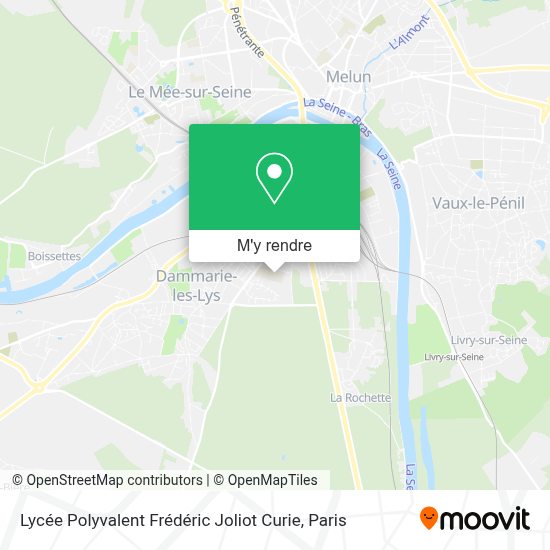 Comment aller à Lycée Polyvalent Frédéric Joliot Curie à DammarieLes