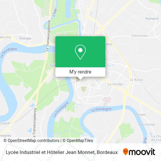 Comment Aller A Lycee Industriel Et Hotelier Jean Monnet A Libourne En Bus Ou Train