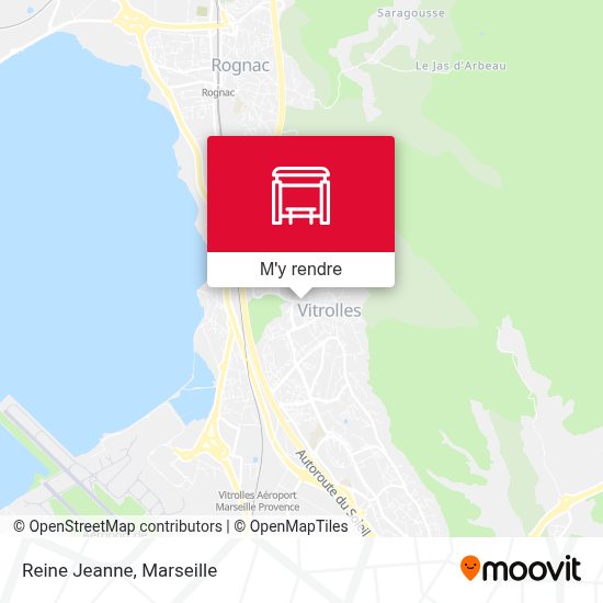 Comment aller à Reine Jeanne à Vitrolles en bus ou train