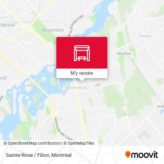 SainteRose / Filion station Itinéraires, horaires et tarifs