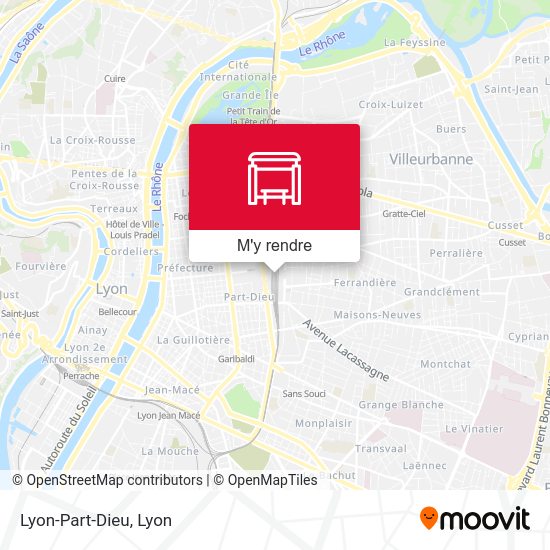 LyonPartDieu station Itinéraires, horaires et tarifs