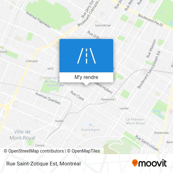 Comment aller à Rue SaintZotique Est, Montréal en bus, métro ou train?
