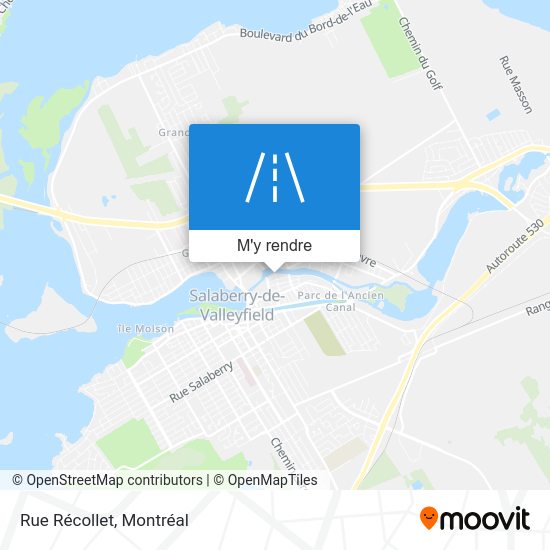 Comment aller à Rue Récollet à SalaberryDeValleyfield en Bus ou Shuttle