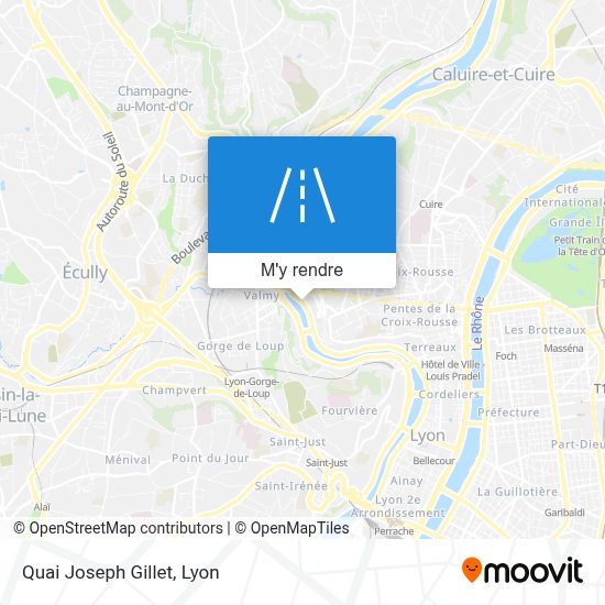 Pain Points Comment aller à Quai Joseph Gillet à Lyon, 4e Arrondissement en Bus