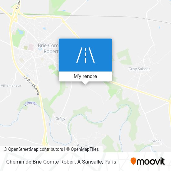 Comment aller à Chemin de À Sansalle à EvryGregySur