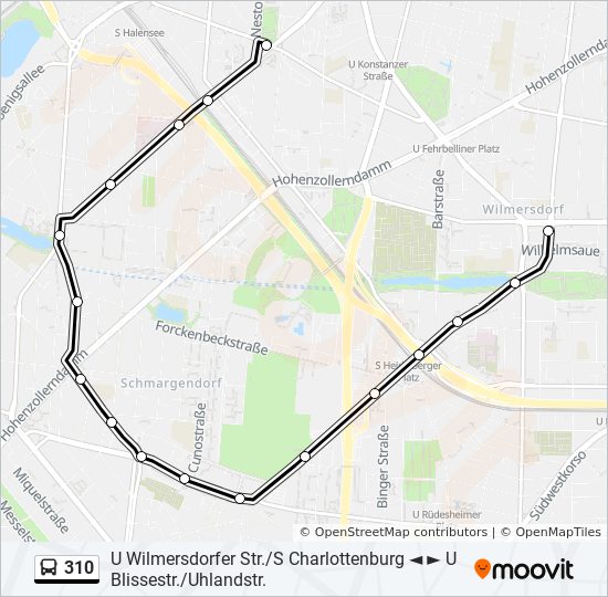 310 BVG Bus Fahrpläne Moovit