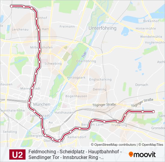 U2 Karte u2 Route Fahrpläne, Haltestellen & Karten Messestadt Ost (Aktualisiert)