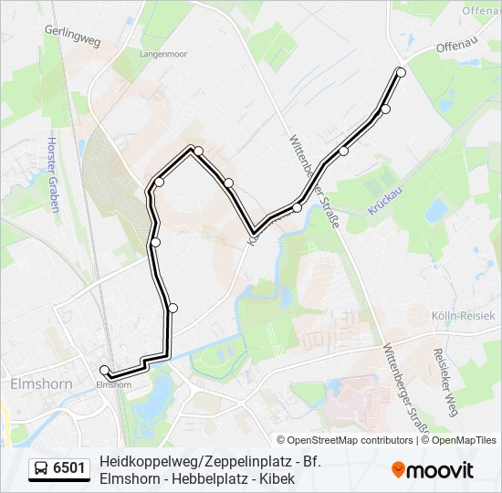 6501 Route Schedules, Stops & Maps Bf. Elmshorn (Holstenplatz) (Updated)