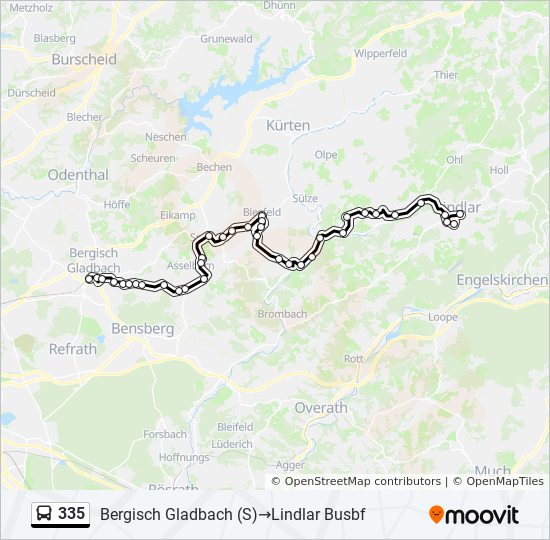 Taschenbuch Karte Beziehungsweise bergisch gladbach route Der Erste