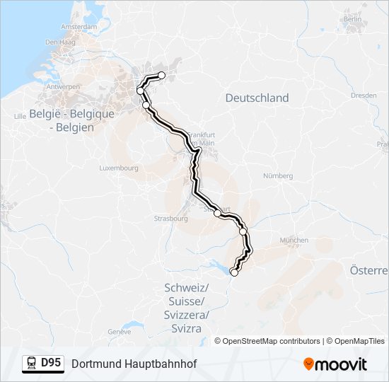d95 Route Schedules, Stops & Maps Dortmund Hauptbahnhof (Updated)(03)