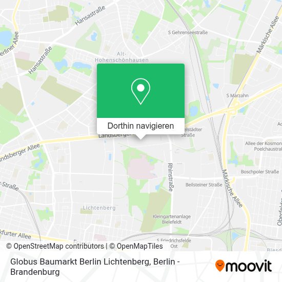 Öpnv Nach Globus Baumarkt Berlin Lichtenberg In Lichtenberg