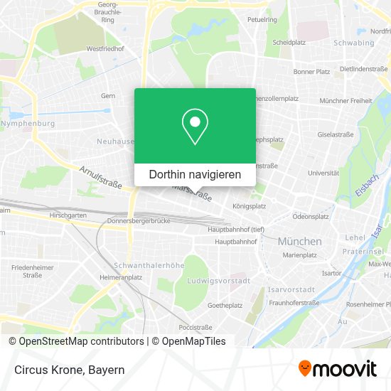 Wie komme ich zu Circus Krone in Marsfeld mit dem Bus, der