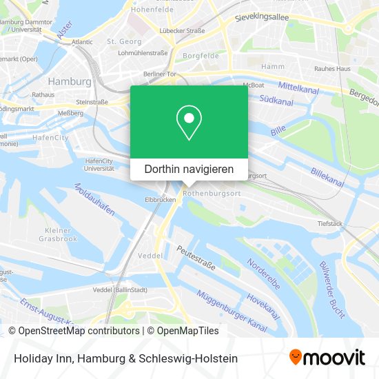 Holiday Inn Karte Wie komme ich mit Bus, UBahn, SBahn oder Bahn nach Holiday Inn in