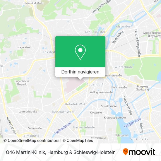 Wie komme ich mit Bus, Bahn, UBahn, Fähre oder SBahn nach O46 Martini