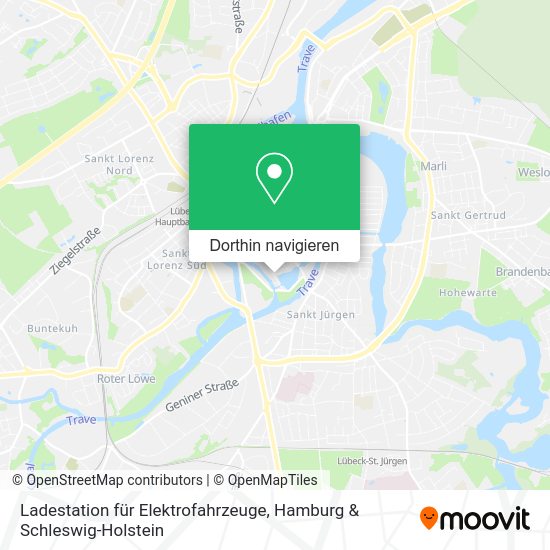 Wie komme ich mit Bus oder Bahn nach Ladestation für Elektrofahrzeuge