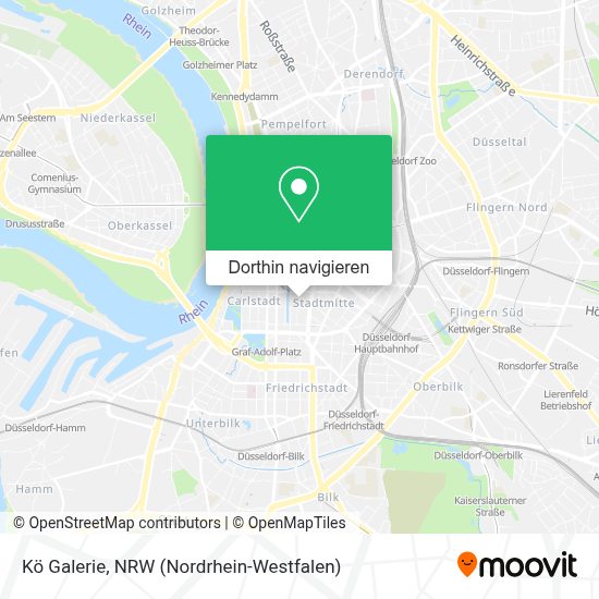 Wie Komme Ich Zu Der Ko Galerie In Dusseldorf Mit Dem Bus Der U Bahn Der Bahn Oder Der Strassenbahn