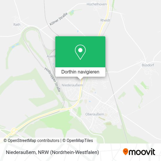 Wie komme ich zu Niederaußem in Bergheim mit dem Bus, der Straßenbahn