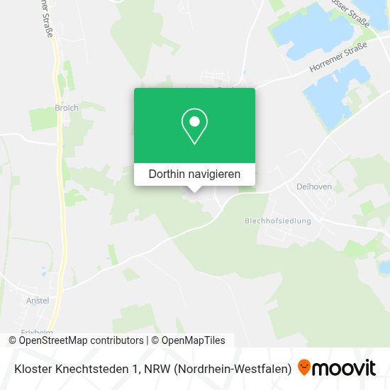 Wie komme ich zu Kloster Knechtsteden 1 in Dormagen mit dem Bus, der