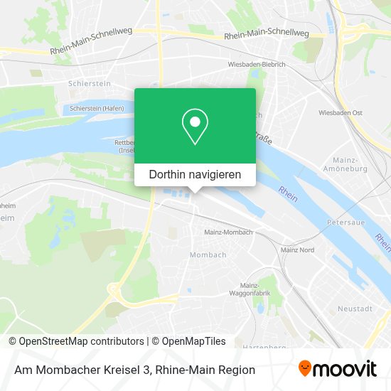 Wie komme ich zu Am Mombacher Kreisel 3 in Mainz mit dem Bus, der Bahn