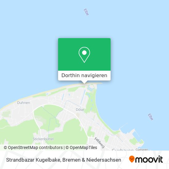 Wie komme ich zu Strandbazar Kugelbake in Cuxhaven mit dem