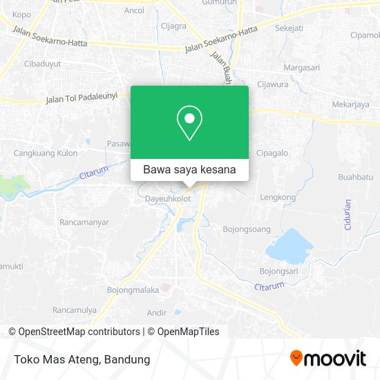 Cara ke Toko Mas Ateng di Bandung menggunakan Bis?